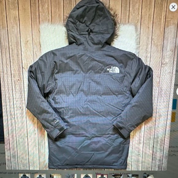 North Face Mens Bedford Down Parka - New - Medium - Picture 3 of 3